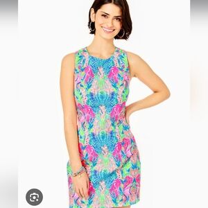 Lilly Pulitzer Vibrant Print Midi Dress